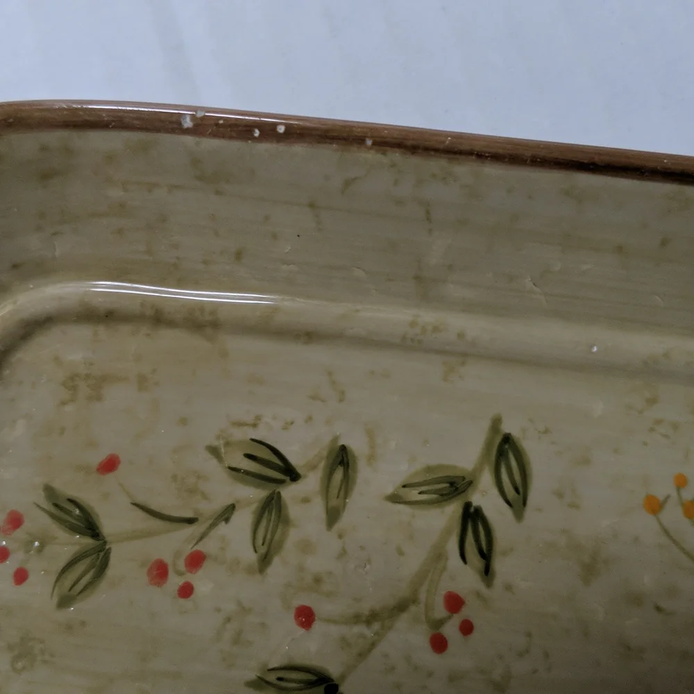222 Fifth, primitive decor, butter dish